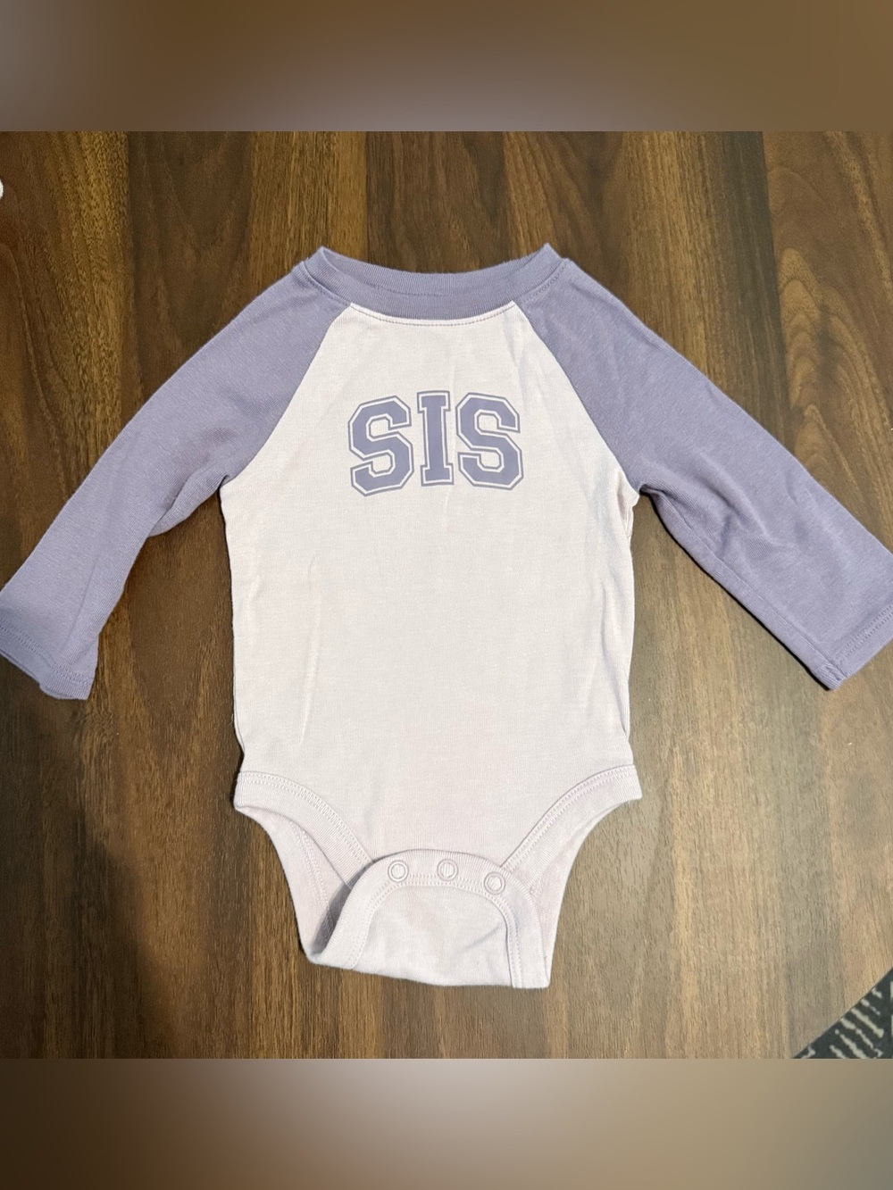 Sold Baby girl sister onesie